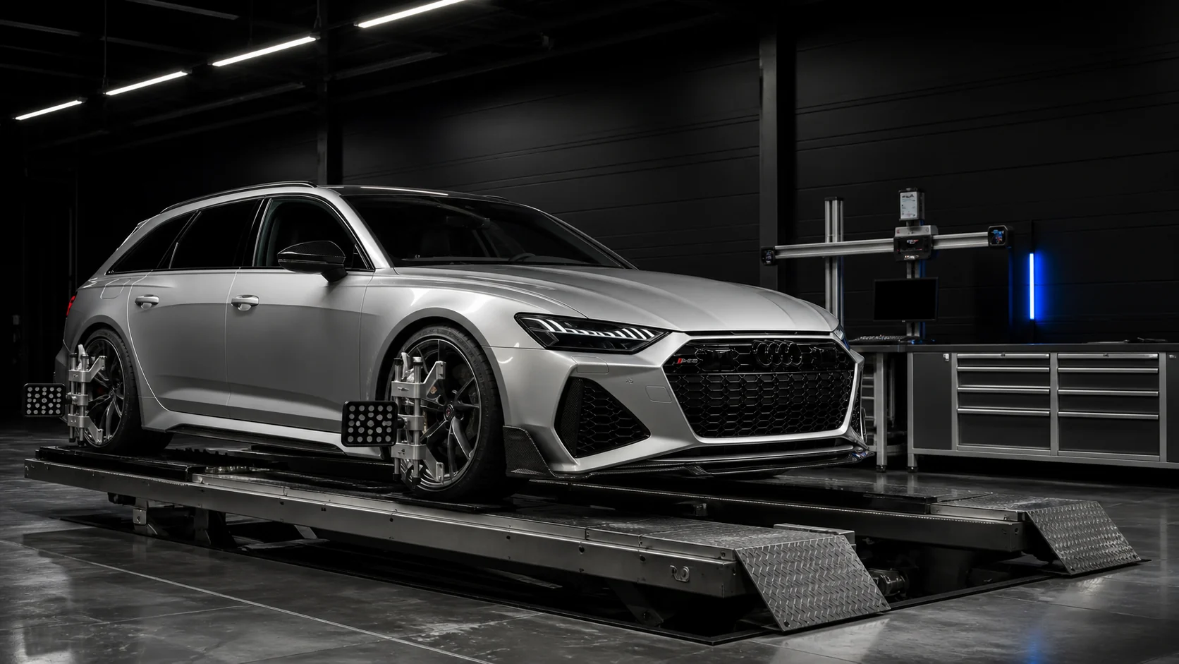 Audi RS6 C8 на діагностичному стенді APEX